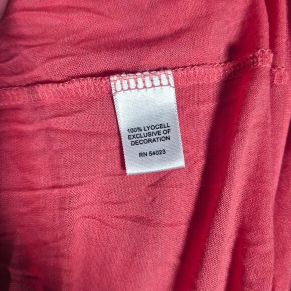 Banana Republic Dress Size Large Peach Tiered Sleeveless Summer Casual - Picture 4 of 4